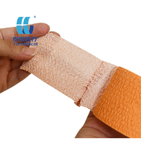 Bande adhésive élastique en coton EAB de 5 cm x 4,5 m pour haltérophilie légère, avec poignée de maintien et impression personnalisée