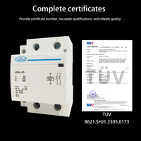 Contactor Modular de CA de 2P 100A, 1NO+1NC, 2NO 2NC, Riel DIN HDH8-100 HANDELE