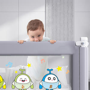 מתכווננת יחידה חד-יד תינוק מיטת רכבת מגן בטיחות עבור פעוטות וילודים - Product Image 4