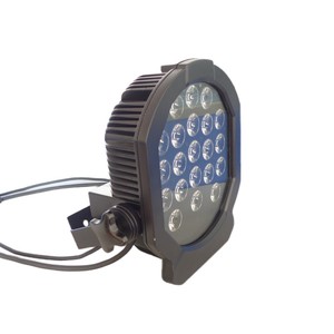 16x8W RGBW 4 trong 1 + 5x3W hổ phách IP 67 Hợp kim nhôm không thấm nước LED phẳng chiếu sáng theo mệnh DMX512 Disco sân khấu chuyên nghiệp DJ - Product Image 3