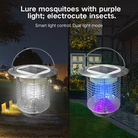 Lampe anti-moustiques solaire sans fil portable pour le camping, tue-insectes portable