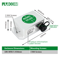 Inclinometer RUICOM HTS6, Monitor Kemiringan MEMS untuk Menara Transmisi, Bendungan, Platform Medis, dan Deteksi Kemiringan Teknik