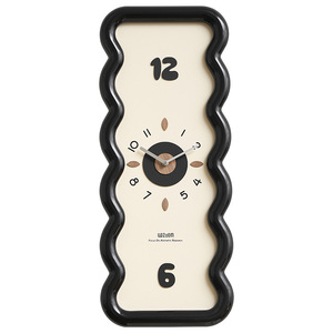 Wozoom <b>Wall</b> <b>Clock</b> Irregular Shape <b>Silent</b> Battery Powered Modern Minimalist Style Living Room Decor - Product Image 5