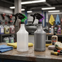 Pulvérisateur à gâchette en plastique résistant aux produits chimiques pour lavage de voitures et detailing automobile, vente en gros OEM d'usine, avec bouteille de 900 ml, 1000 ml, 32 oz