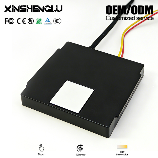 Smart Touch Sensor Dimmer | 12V Built-in Driver CCT Adjustable | Stepless Dimming Memory | IP21 Rated | 24W Max Load | for