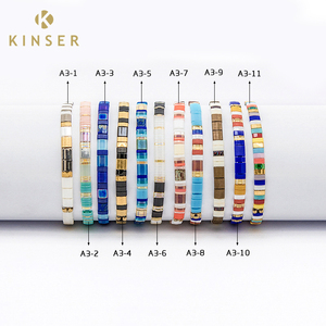 TikTok Hot Selling Boho Chic Handmade Miyuki Tila <strong>Beaded</strong> Women's Stretch <strong>Bracelet</strong> for Beach <strong>Bracelets</strong> Accessories <strong>Bracelet</strong> Homme - Product Image 5