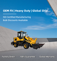 Wheel Loader Backhoe Loader Bertenaga Diesel 75KW Daya Tinggi Efisiensi Operasional Tinggi Komponen Pompa Gigi untuk Proyek Teknik