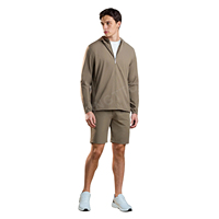 Ensemble de survêtement sportif à capuche avec logo personnalisé pour hommes, coupe-vent technique