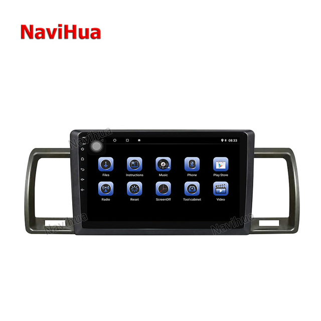 NAVIHUA 9 Inch Android Car Radio Head Unit Touch Screen GPS Navigation Car Video Stereo Multimedia Player for Toyota Hiace
