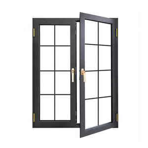 <span class=keywords><strong>Porte</strong></span> d'entrée extérieure en aluminium thermique, <span class=keywords><strong>Double</strong></span> brillant, robuste, pour une maison allemande ou commerciale - Product Image 5