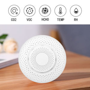 TY-AIR Tuya WiFi เซ็นเซอร์คุณภาพอากาศ กล่องอากาศอัจฉริยะ เครื่องวัด CO2 เฟอร์มาลดีไฮด์ VOC เซ็นเซอร์วัดอุณหภูมิและความชื้นผ่าน Alexa Google - Product Image 4