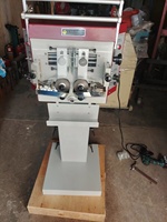 Machine d'impression à encreur de bord de cuir double face pour machine de coloration de chaussures de ceinture