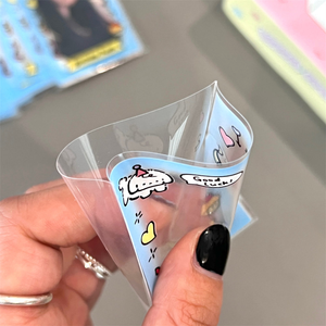 Protector de tarjeta de Material PP nuevo 1000 Uds fundas de tarjeta de foto japonesa de Corea Premium para almacenamiento de tarjeta fotográfica <span class=keywords><strong>Kpop</strong></span> - Product Image 2