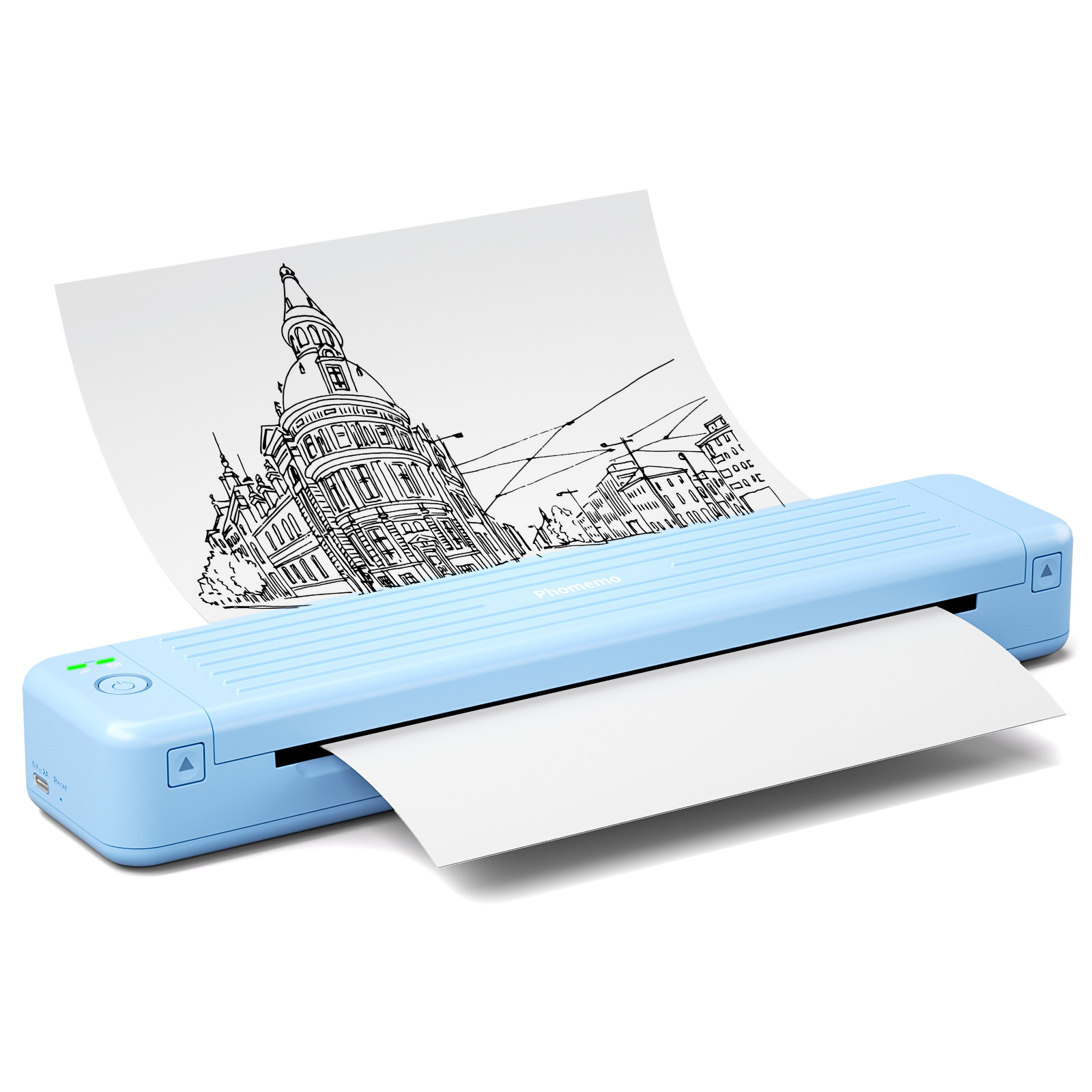 Pmo P831 A4 インクレスプリンター PHOMEMO P831 Portable Thermal Transfer Printer – Phomemo