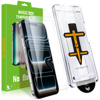 Protection d'écran en verre trempé pour iPhone 11 12 13 Pro Max 14 Plus Anti-choc Anti-rayures 2.5D 9H HD Clair Kit d'installation facile