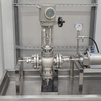 Válvula de Control Eléctrica de Tres Vías para Sistema de Agua HVAC, Acero Inoxidable con Brida DN50, Configuración de Proyecto OEM