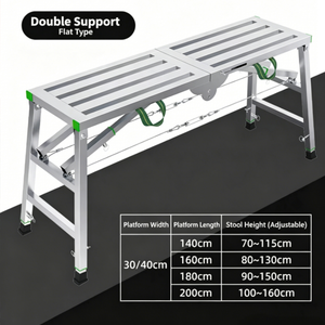 Échelle escamotable industrielle en aluminium pliable avec capacité de charge de 150 kg, portable et multifonctionnelle - Product Image 6