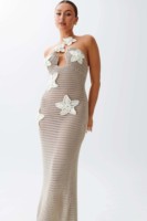Robe de Plage en Crochet Floral Uni JSN 2026, Nouvelle Collection, Mode Femme, Bikini Cache-Maillot Licou