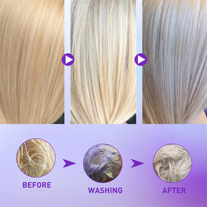 30ml di Shampoo viola correttore tono <span class=keywords><strong>giallo</strong></span> Brassiness eliminando le estremità Modulare riparando la lucentezza aumentando il colore che illumina lo Shampoo - Product Image 4