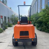 Bester Qualität Vollhydraulik 4x4 Mini-Baustellenkipper Minidumper EPA Motor Dumper Lader Selbstladend 1.5T Hof-Minidumper