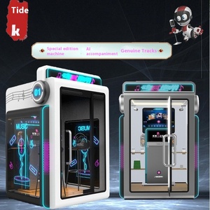 Mini Cabina Insonorizada, Máquina de Karaoke de Autoservicio, Mini Jukebox Móvil, Juegos que Funcionan con Monedas - Product Image 5