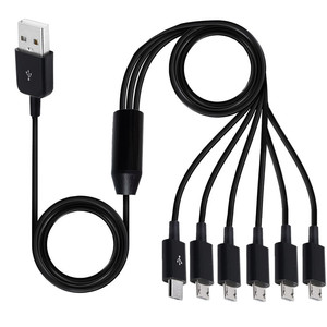 <span class=keywords><strong>USB</strong></span> 2,0 tipo a macho a <span class=keywords><strong>6</strong></span> <span class=keywords><strong>Micro</strong></span> <span class=keywords><strong>USB</strong></span> 5 pines macho divisor Y sincronización de datos y conector de carga Cable adaptador 0,5 M 1,5 m - Product Image 6