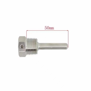 1/2 להתאמה אישית \ "bsp g חוט thermowell 304 נירוסטה עבור dropshipping חיישן טמפרטורה m22 20 טמפרטורה חיישן - Product Image 5