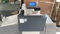 Machine à plier le papier QK-335A+ automatique à grande vitesse, alimentation par aspiration de 5000 feuilles, pliage, perforation et rainurage informatisés