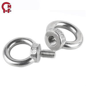 Perno de Ojo de Acero Inoxidable Pulido HLM con Tuerca de Elevación y Anillo Negro para Aplicaciones de Salud, Minería y Tratamiento de Agua - Product Image 3