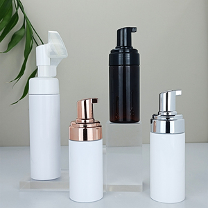Botella vacía de 120 ml con bomba de espuma, botella de espuma esmerilada de 30 ml con bomba, recambios de espuma beige - Product Image 3