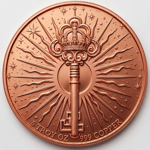 Pièce de monnaie animale méca cybernétique en cuivre fin 999 de 5 oz, en relief, peinte aux couleurs UV, finition effet prouvé, pièce d'art - Product Image 6