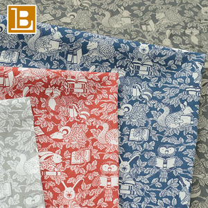 BILU Woodland Library Impresión <span class=keywords><strong>digital</strong></span> Tela personalizada Liberty Tana Lawn 100% Tela de algodón para ropa - Product Image 1