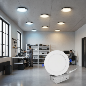 ชุดแผงไฟกลางคืนแบบฝัง LED 9W + 3W ชุดแผงไฟสำหรับห้องทำงานสีขาวดีไซน์ปรับแต่งได้2700K-6000K - Product Image 2