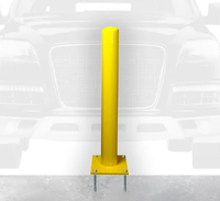 Bollards de sécurité pour tuyaux en acier au carbone robustes et résistants peints à prix d'usine