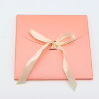 2024 nouveau Style Stock bijoux emballage ruban enveloppe cadeaux écharpe carton papier perlé enveloppe en papier avec ruban