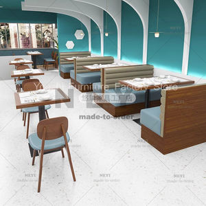 Foshan Proveedor Moderno Cuadrado Comedor Café bar <span class=keywords><strong>Restaurante</strong></span> Japonés Hotel Silla y juego de mesa Hot Pot <span class=keywords><strong>Restaurante</strong></span> Muebles Conjuntos - Product Image 4