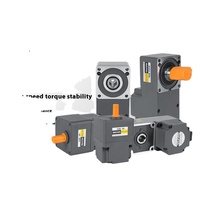 Moteurs à vitesse variable SAIYA AC 25-250W avec réducteurs GU/GN, triphasés 1500 tr/min, efficacité IE3, montage à bride, étanches