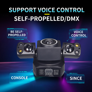 New 60 Wát RGB LED chùm di chuyển đầu ánh sáng với DMX kiểm soát DJ Strobe bên sân khấu Disco đám cưới biểu diễn sự kiện IP65 - Product Image 3