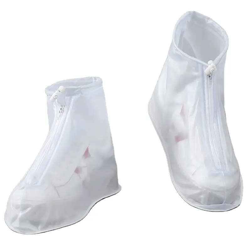 Couvre-chaussures en plastique transparent Couvre-chaussures imperméables Couvre-chaussures imperméables Couvre-chaussures de course imperméables en PVC