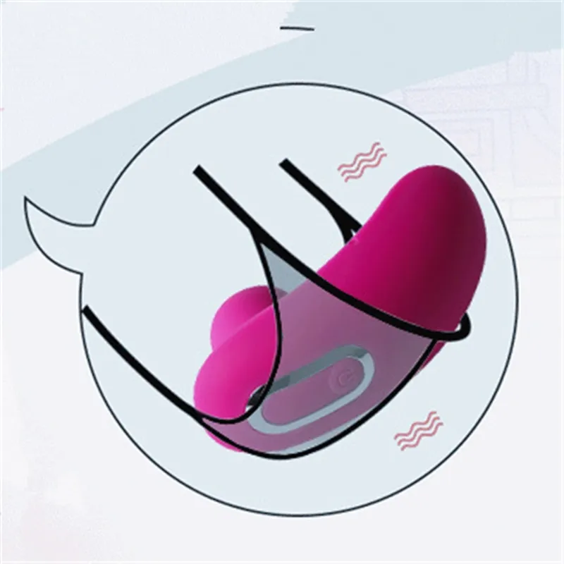 Controle remoto Vibrando ovos fêmea 10 velocidades calcinha com vibrador Bem-estar sexual das mulheres brinquedo erótico