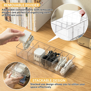Desktop Data Cable Storage Box Mobile Phone Charger Charging Sorting Cellular Power Cord Winding Wire - Product Image 5