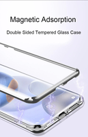 Étui en métal et verre Factory 360 pour OnePlus 13 12 11 10 Pro, protection d'objectif magnétique double face pour OnePlus Ace 3 2 2V Pro Coque
