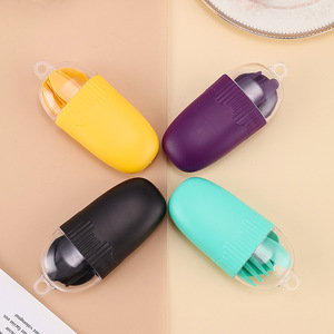 Juego de Cubiertos Portátil de Tres Piezas, de Plástico, para Acampar al Aire Libre, para Niños, Estudiantes y Adultos, Desechables - Product Image 1