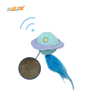 Fabricante Famipet, Venta al por Mayor Personalizada, Nuevo Diseño Serie Espacial, Juguete Interactivo para Gatos, Varita de Juguete para Gatitos - Product Image 3