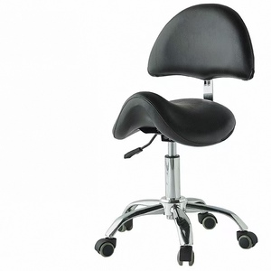Kisen Factory Price Professional Synthetic Leather Salon Barbershop <b>Stool</b> with Wheels Haircut Chair - Product Image 1