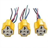 Connecteur de câblage automobile 5 broches, prise de relais, boîtier jaune, connecteur de câble pour câblage de voiture