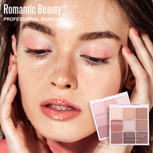 Bán buôn sô cô la 9 Shades <span class=keywords><strong>Eyeshadow</strong></span> <span class=keywords><strong>Palette</strong></span> màu nâu tone mắt trang điểm bóng mắt cho cô gái da đen - Product Image 5