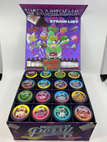 Vente en gros de pots en verre personnalisés de 16 oz, édition Wholemeltz Vice City, avec boîte de présentation
