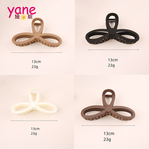 Hot bán bán buôn thân thiện với môi nhựa Jumbo tóc Claw Clips đen trắng Brown Blonde màu sắc trong hình dạng khác nhau 13cm - Product Image 5