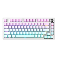 Clavier mécanique RGB AULA LEOBOG HI75 C PRO Tri-mode, structure en aluminium avec joint, 75 touches, clavier de jeu ergonomique sans fil